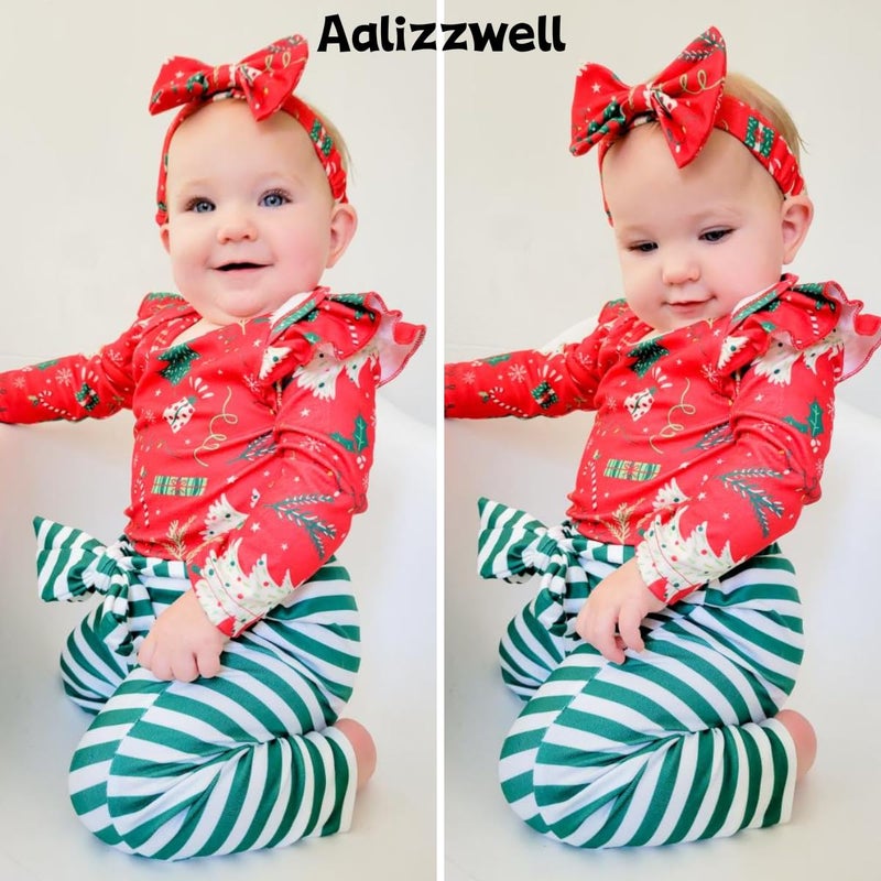 Aalizzwell 0-3 Months Christmas Clothes - Image 2
